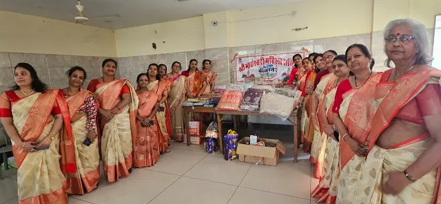 माहेश्वरी महिला समिति की पहल,पुष्करणा समाज की कन्याओं को की सामग्री भेंट