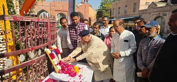 स्वतंत्रता सेनानी पारीक की पुण्यतिथि पर भावपूर्ण श्रद्धांजलि 