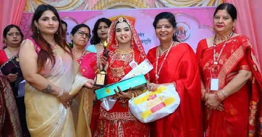 बीकाजी ग्रुप के सहयोग से हुए म्हारी प्यारी गणगौर कार्यक्रम में बिखरे नारी प्रतिभा के रंग
