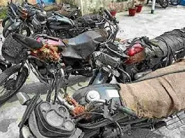 यह शातिर वाहन चोर गिरफ्तार,7 मोटरसाइकिलें बरामद