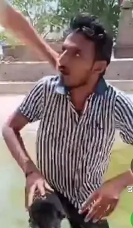 चोरी के आरोपी को नहर से किया गिरफ्तार