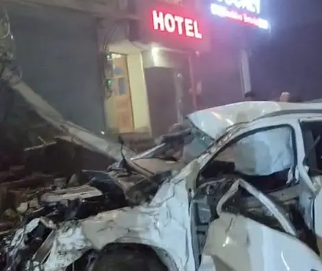 बीकानेर:तेज रफ्तार ने बुझा दिये दो घरों के चिराग,देर रात हुआ हादसा