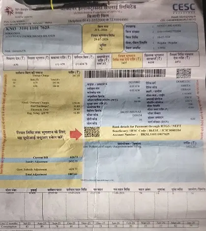 बिजली खर्ज से ज्यादा आया बिल,अभियंता बोले बोले मीटर बदला लो