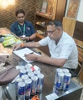 रानीबाजार औद्योगिक क्षेत्र के इस गोदाम पर सीज की कार्रवाई