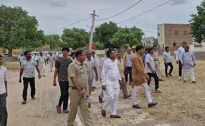 मुख्यमंत्री के प्रस्तावित मेघासर दौरे की तैयारियों का लिया जायजा