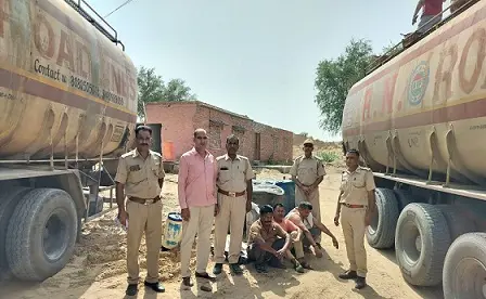 लाखों रूपये की कीमत का 40000 लीटर स्प्रिट बरामद